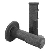 GRIP- DOMINO ORIGINAL- OFF ROAD 801 CARBON GEL- Black/grey CLOSED END 115mm (CROSS/MX) (PAIR) 0801766028853