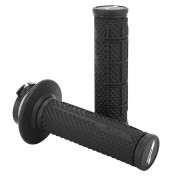 REVETEMENT POIGNEE PROGRIP MOTO OFF ROAD 809 SIMPLE DENSITE NOIR/NOIR CLOSED END 115mm (AVEC LOCK ON - LIVRER AVEC 7 EMBOUTS 2T ou 4T) (CROSS/MX) (PAIRE) 0801766034045