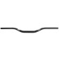 GUIDON MOTO CROSS DOMINO HSA ALU DIAM 28,5 mm LONG 810 mm HAUT 80 mm NOIR SANS BARRE DE RENFORT 8033900035751
