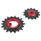 GALET DERAILLEUR AOPW TRIPEAK 14-18 DENTS CERAMIQUE 13x1V. SRAM AXS FORCE XPLR ROUGE (JEU DE 2) (GARANTIE 4 ans) 4710243295366