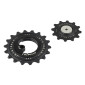 GALET DERAILLEUR AOPW TRIPEAK 12-18 DENTS CERAMIQUE 12x2V. SRAM AXS RED E1/FORCE E1 NOIR >2024 (JEU DE 2) (GARANTIE 4 ans) 4710243294154