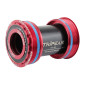 CUVETTE INTEGRE BOITIER FILETE ROUTE TRIPEAK 3en1 CERAMIQUE BOITE DE 86 mm DIAM DE 47 mm POUR AXE 24 mm, 28.99 mm, 30 mm (COMPATIBLE SRAM DUB, ROTOR 3D, SHIMANO, COLNAGO, TREK, SEKA) -CUVETTE ROUGE- 470243293904