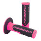 GRIP- PROGRIP OFF ROAD 801 DUAL DENSITY FLUO FUSCHIA/BLACK 115mm (PAIR) (CROSS/MX) 0801766006615