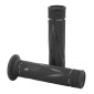 GRIP- PROGRIP ON ROAD 838 DUAL DENSITY BLACK 122mm OPEN END (PAIR) (ROAD BIKE) 0801766086198