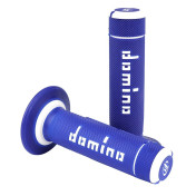 GRIP- DOMINO ORIGINAL- OFF ROAD A02041 BLUE/WHITE (118mm) (PAIR) 8033900000209