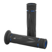 GRIP- PROGRIP ON ROAD 838 DUAL DENSITY OPEN END BLACK/BLUE 122mm (PAIR) (ROAD USE) 0801766086174