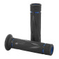 GRIP- PROGRIP ON ROAD 838 DUAL DENSITY OPEN END BLACK/BLUE 122mm (PAIR) (ROAD USE) 0801766086174