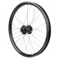WHEEL FOR MTB 20" -FRONT- KARGO DISC FOR E-BIKE ALUMINIUM -BLACK -DOUBLE WALLED- SHIMANO HUB M475 DISC 6 HOLES- QUCK RELEASE (REINFORCED) STAINLESS SPOKES 3660429835279