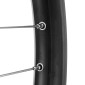 ROUE VTT / CARGO / VAE / E-BIKE / LONGTAIL DISQUE BLOCAGE 20" KARGO L AVANT NOIR MOYEU SHIMANO M475 6 TROUS (RENFORCE) RAYON INOX -POIDS MAX 225Kgs- 3660429835279