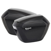 VALISE LATERALE/SIDE-CASE SHAD SH23 23L NOIR BRUT (fixation 3P SYSTEM vendue séparément) (D0B23100) (PAIRE) 8430358620506