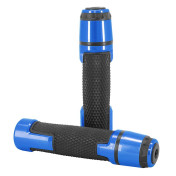 GRIP "NO SLIP" FOR MOTORBIKE - WITH BAR ENDS FOR YAMAHA 700 MT-07 ANODIZED BLUE (PAIR) -AVOC- 3700948235287