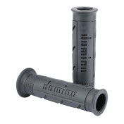 REVETEMENT POIGNEE DOMINO MOTO ON ROAD A250 ANTHRACITE/NOIR OPEN END 120-125mm (PAIRE) 8033900006577