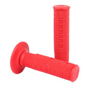 REVETEMENT POIGNEE DOMINO MOTO OFF ROAD 1150 ROUGE CLOSED END 120mm (PAIRE) 8033900019362