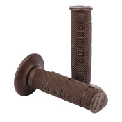 REVETEMENT POIGNEE DOMINO MOTO OFF ROAD 1150 MARRON CLOSED END 120mm (PAIRE) 8033900034587