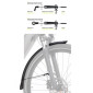 FIXATION EUROFENDER SYSTEMA TYPE SUNTOUR POUR GARDE BOUE EUROFENDER (VENDU PAR 4) 8508070785640