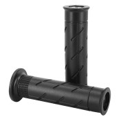 REVETEMENT POIGNEE PROGRIP MOTO ON ROAD 700 SIMPLE DENSITE NOIR CLOSED END 125mm (PAIRE) 0801766035714