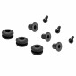 PARE-BRISE/SAUTE VENT MAXISCOOTER POUR PEUGEOT 400 XP ALLURE/GP 2023> FUME FONCE (H350 mm - L 345 mm) -MALOSSI- 3667385002868