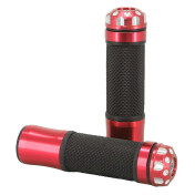 REVETEMENT POIGNEE AVOC MOTO ON ROAD R375 ROUGE CLOSED END 130mm (PAIRE) 3700948039687