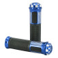 REVETEMENT POIGNEE AVOC MOTO ON ROAD R383 BLEU CLOSED END 135mm (PAIRE) 3700948039717