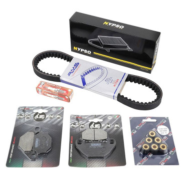 KIT ENTRETIEN MAXISCOOTER ADAPTABLE KYMCO 125 AGILITY 16 POUCES 2006> -RMS- 1638200400001