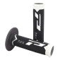 REVETEMENT POIGNEE PROGRIP MOTO OFF ROAD 788 TRIPLE DENSITE BASE BLANC/NOIR/TITANE CLOSED END 115mm (CROSS/MX) (PAIRE) 0801766067869