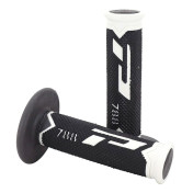 GRIP- PROGRIP OFF ROAD 788 TRIPLE DENSITY BASE WHITE/BLACK/TITANIUM 115mm (PAIR) (CROSS/MX) 0801766067869
