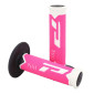 GRIP- PROGRIP OFF ROAD 788 TRIPLE DENSITY FLUO WHITE/PINK/BLACK 115mm (PAIR) (CROSS/MX) 0801766067685