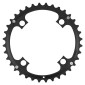 CHAINRING FOR MTB - 4 Arms- DOUBLE/TRIPLE 36T.Ø 104 -OUTER- CHINOOK ALUMINIUM BLACK- TA FOR SHIMANO / SRAM / RACE FACE / FSA 10/11 SPEED-.. COMPATIBLE IN MID POSITION FOR TRIPLE 3662458000734