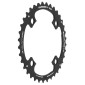 CHAINRING FOR MTB - 4 Arms- DOUBLE/TRIPLE 36T.Ø 104 -OUTER- CHINOOK ALUMINIUM BLACK- TA FOR SHIMANO / SRAM / RACE FACE / FSA 10/11 SPEED-.. COMPATIBLE IN MID POSITION FOR TRIPLE 3662458000734