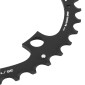 CHAINRING FOR MTB - 4 Arms- DOUBLE/TRIPLE 36T.Ø 104 -OUTER- CHINOOK ALUMINIUM BLACK- TA FOR SHIMANO / SRAM / RACE FACE / FSA 10/11 SPEED-.. COMPATIBLE IN MID POSITION FOR TRIPLE 3662458000734