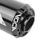 EXHAUST FOR 50cc MOTORBIKE- VOCA CROSS ROOKIE FOR BETA 50 RR 2012> (TOP RIGHT MOUNTING) - (SILENCER ALUMINIUM BLACK) 3700948184622