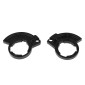 REVETEMENT POIGNEE DOMINO MOTO OFF ROAD D100 GRIS CLOSED END AVEC LOCK ON 116-125mm MONOCABLE (LIVREE AVEC 2 BAGUES) (PAIRE) 8033900036420
