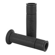 REVETEMENT POIGNEE DOMINO MOTO ON ROAD A450 ANTHRACITE/NOIR OPEN END 120-125mm (PAIRE) 8033900017269