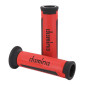 GRIP - DOMINO ORIGINAL- ON ROAD A350 RED/BLACK 120 mm OPEN END (PAIR) 8033900009608