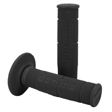 GRIP- DOMINO ORIGINAL- OFF ROAD 6131 Black CLOSED END 120mm (PAIR) 8033900009653