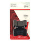 PLAQUETTE DE FREIN BREMBO POUR CPI 50 HUSSAR, POPCORN, OLIVER 2003>2005 AV / GENERIC XOR AV, IDEO AV / KEEWAY 50 F-ACT AV, FOCUS AV, MATRIX AV (SCOOTER CARBONE CERAMIQUE) -07018- 8020584630181