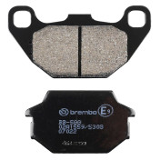 PLAQUETTE DE FREIN BREMBO POUR KYMCO 50 AGILITY 2006>2015 4T ROUES 16" AV, 125 PEOPLE 2001>2009 AV / SYM 125 JOYRIDE 2001>2006 AR, 125 HD 2004>2010 AV (SCOOTER CARBONE CERAMIQUE) -07022- 8020584630228