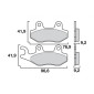 PLAQUETTE DE FREIN BREMBO POUR KYMCO (SCOOTER CARBONE CERAMIQUE) -07035- 8020584630341