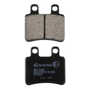 PLAQUETTE DE FREIN BREMBO POUR PEUGEOT 125 LXR 2010>2013 AR / SYM 300 GTS 2009>2013 AR, 125 JOYRIDE 2007>2009 AR, 300 JOYMAX EVO 2010>2012 AR (SCOOTER CARBONE CERAMIQUE) -07048- 8020584630471