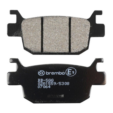 PLAQUETTE DE FREIN BREMBO POUR SUZUKI 125 BURGMAN 2002>2006 AV/APRILIA 850 SRV 2012>2019 AV/GILERA 500 NEXUS 2004>2012 AV, 850 SRV 2012>2019 AV (SCOOTER CARBONE CERAMIQUE) -07064- 8020584630631