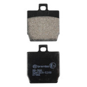 PLAQUETTE DE FREIN BREMBO POUR MBK 50 NITRO 1997>2010 AR, STUNT 2000>2010 AV/YAMAHA 50 AEROX 1997>2019 AR, SLIDER 2000>2005 AV/CPI 50 GTS 2002>2003 AR (SCOOTER CARBONE CERAMIQUE) -07066- 8020584630655