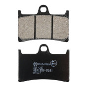 PLAQUETTE DE FREIN BREMBO POUR YAMAHA 560 TMAX 2020> AR, 530 TMAX 2012>2019 AR, 500 TMAX 2001>2003 AR (SCOOTER CARBONE CERAMIQUE) -07077- 8020584630754