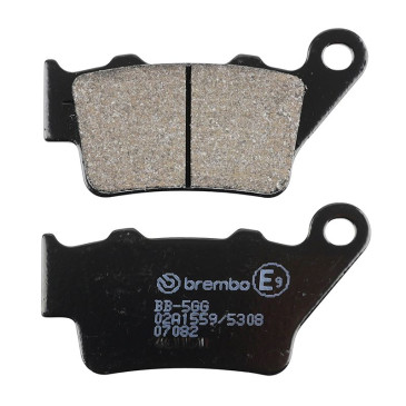PLAQUETTE DE FREIN BREMBO POUR BMW CE 04 2021>2024 AR, 125 C1 2000>2003 AR, C 400 GT 2019>2024 (SCOOTER CARBONE CERAMIQUE) -07082CC- 8020584630792
