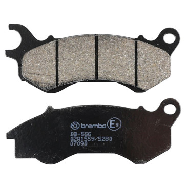 PLAQUETTE DE FREIN BREMBO POUR HONDA 125 PCX 2009>2017 AV, 125 SH MODE 2014>2020 AV, 50 NSC VISION 2010>2018 AV/PEUGEOT 125 PULSION 2012>2022 AV (SCOOTER CARBONE CERAMIQUE) -07090CC- 8020584630877