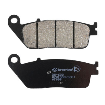 PLAQUETTE DE FREIN BREMBO POUR KYMCO 400 XCITING S 2022>2023 AR, 500 XCITING 2004>2015 AR, 700 MYROAD 2009>2015 AR (SCOOTER CARBONE CERAMIQUE) -07098CC- 8020584630952
