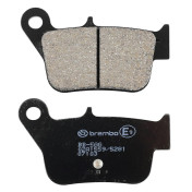 PLAQUETTE DE FREIN BREMBO POUR SYM 400 MAXSYM 2011>2017 AR, 600 MAXSYM 2014>2019 AR (SCOOTER CARBONE CERAMIQUE) -07103CC- 8020584631003