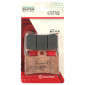 PLAQUETTE DE FREIN BREMBO POUR YAMAHA 560 TMAX 2020> AV, 530 TMAX 2012>2019 AV, 500 TMAX 2008>2011 AV (SCOOTER METAL FRITTE) -07077XS- 8020584631621