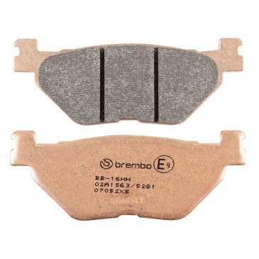 PLAQUETTE DE FREIN BREMBO POUR YAMAHA 560 TMAX 2020> AR, 530 TMAX 2012>2019 AR, 500 TMAX 2001>2003 AR (SCOOTER CARBONE CERAMIQUE) -07052XS- 8020584631416