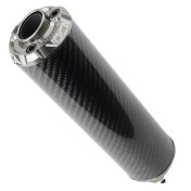 SILENCIEUX 50 A BOITE VOCA EVO BESTIA RD30380 CARBONE EMBOUT ANODISE GRIS POUR ROOKIE, CHROMED, SCR, MK, BARIKIT 3700948300657