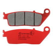 PLAQUETTE DE FREIN BREMBO POUR HONDA 600 CB F HORNET 1998>2012 AV, 650 CBR F 2014>2020 AV/KAWASAKI 650 Z650 2017> AV/TRIUMPH 675 STREET TRIPLE 2008>2017 AV (ROUTE CARBONE CERAMIQUE) -07HO30LA- 8020584635070